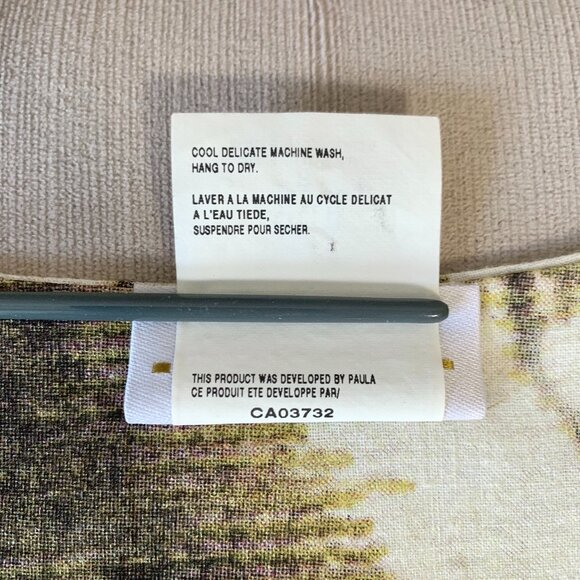 Linda Lundstrom Lightweight Jacket Crop Button Up Floral Coastal Mediterranean - Picture 10 of 16